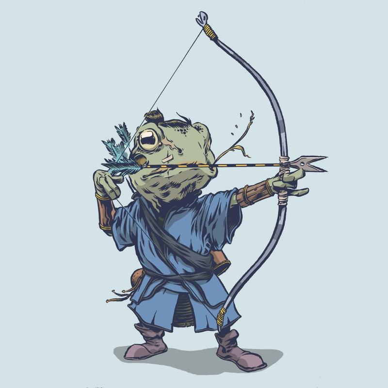 Illustration for article titled We Want to Read a Comic Book About These Amazing Samurai Frogs
